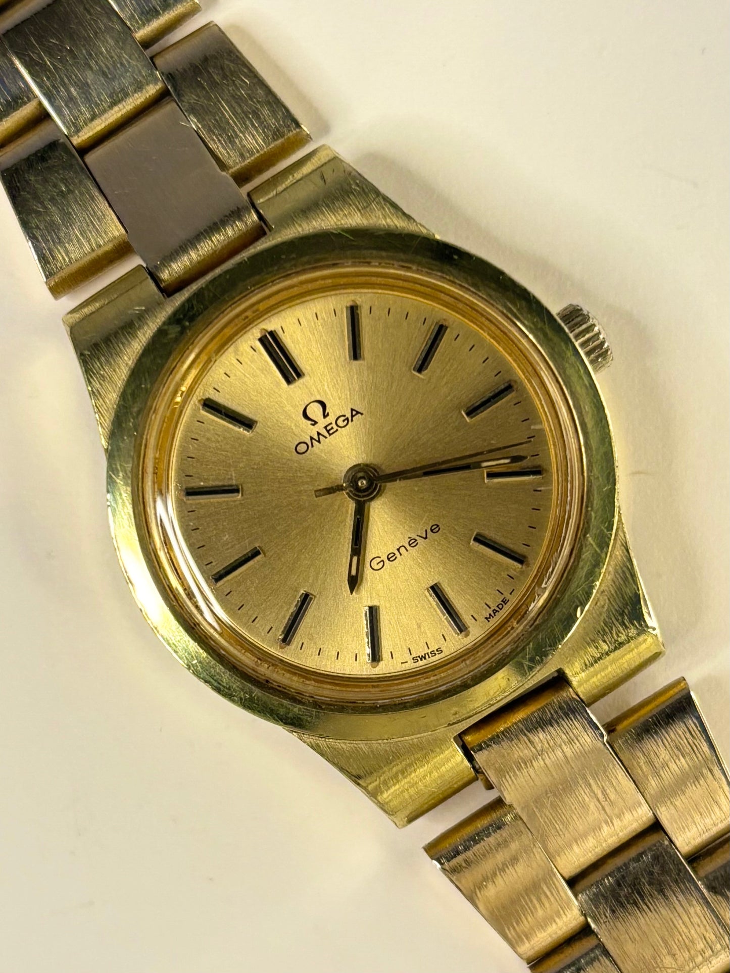 OMEGA Geneve Ladies Vintage 1970’s Manual Gold Watch - 535.0038