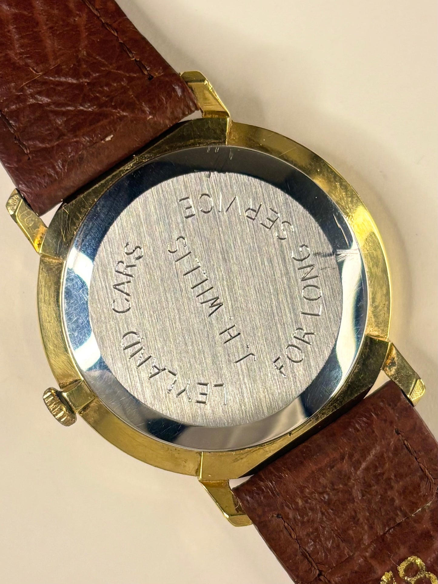 GARRARD Vintage 1970’s Men’s Manual Gold Dress Watch