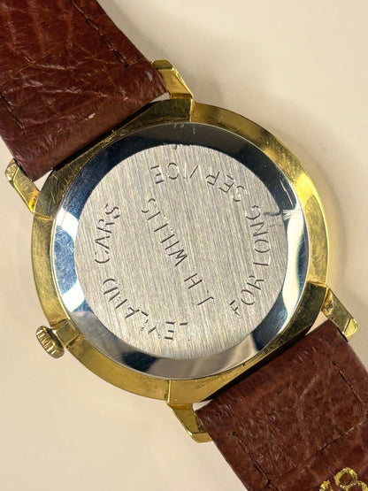 GARRARD Vintage 1970’s Men’s Manual Gold Dress Watch