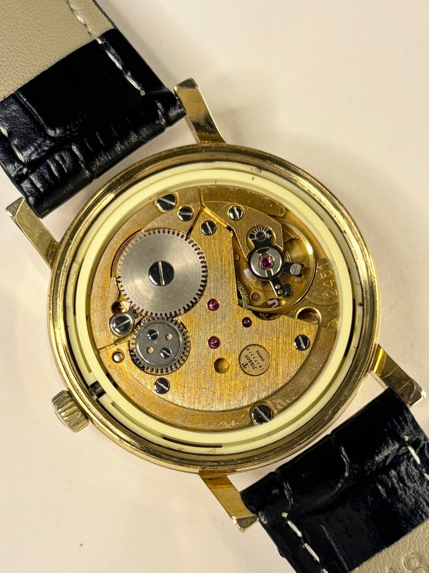 TISSOT Seastar *+BOX* Vintage 1970’s Men’s Manual Gold Dress Watch - 41520