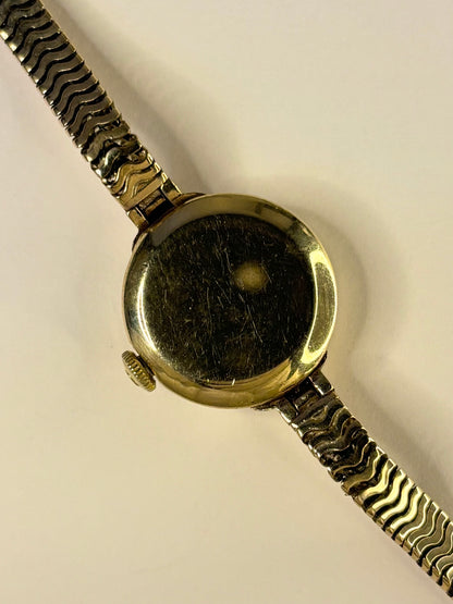 OMEGA 9ct Gold *+BOX* Ladies Vintage 1950’s Manual Cocktail Watch - 77711