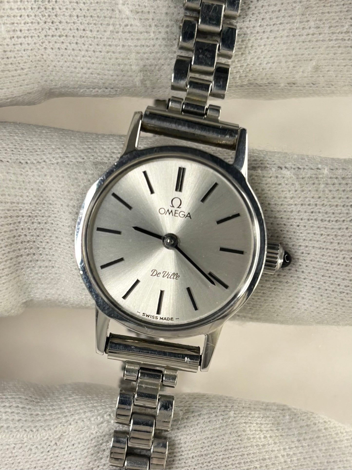 OMEGA De Ville Ladies Vintage 1970’s Manual Silver Dress Watch