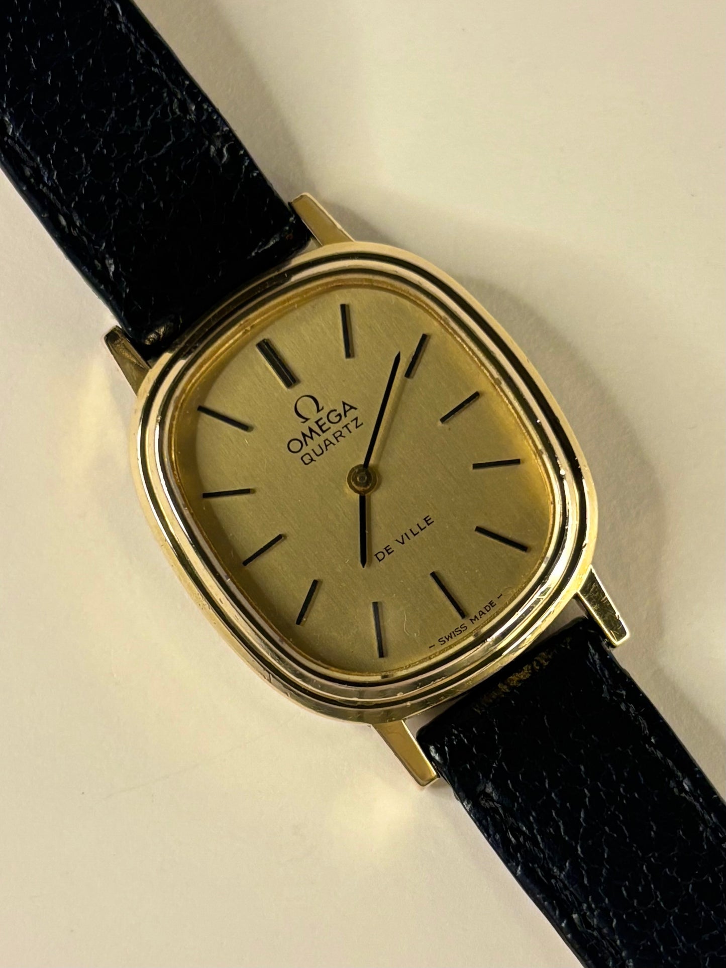Omega De Ville Ladies Vintage 1980’s Gold Quartz Watch - 591.0021
