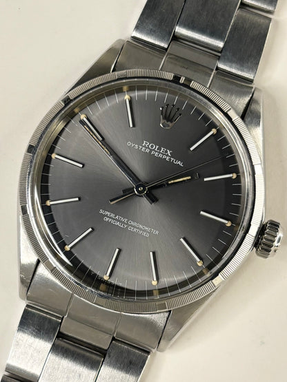 ROLEX Oyster Perpetual *FULL SET* Vintage 1970’s Men’s Automatic Silver Watch - 1002