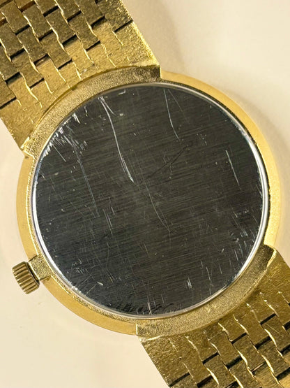 BULOVA Vintage 1970’s Men’s Manual Integrated Gold Bark Effect Dress Watch