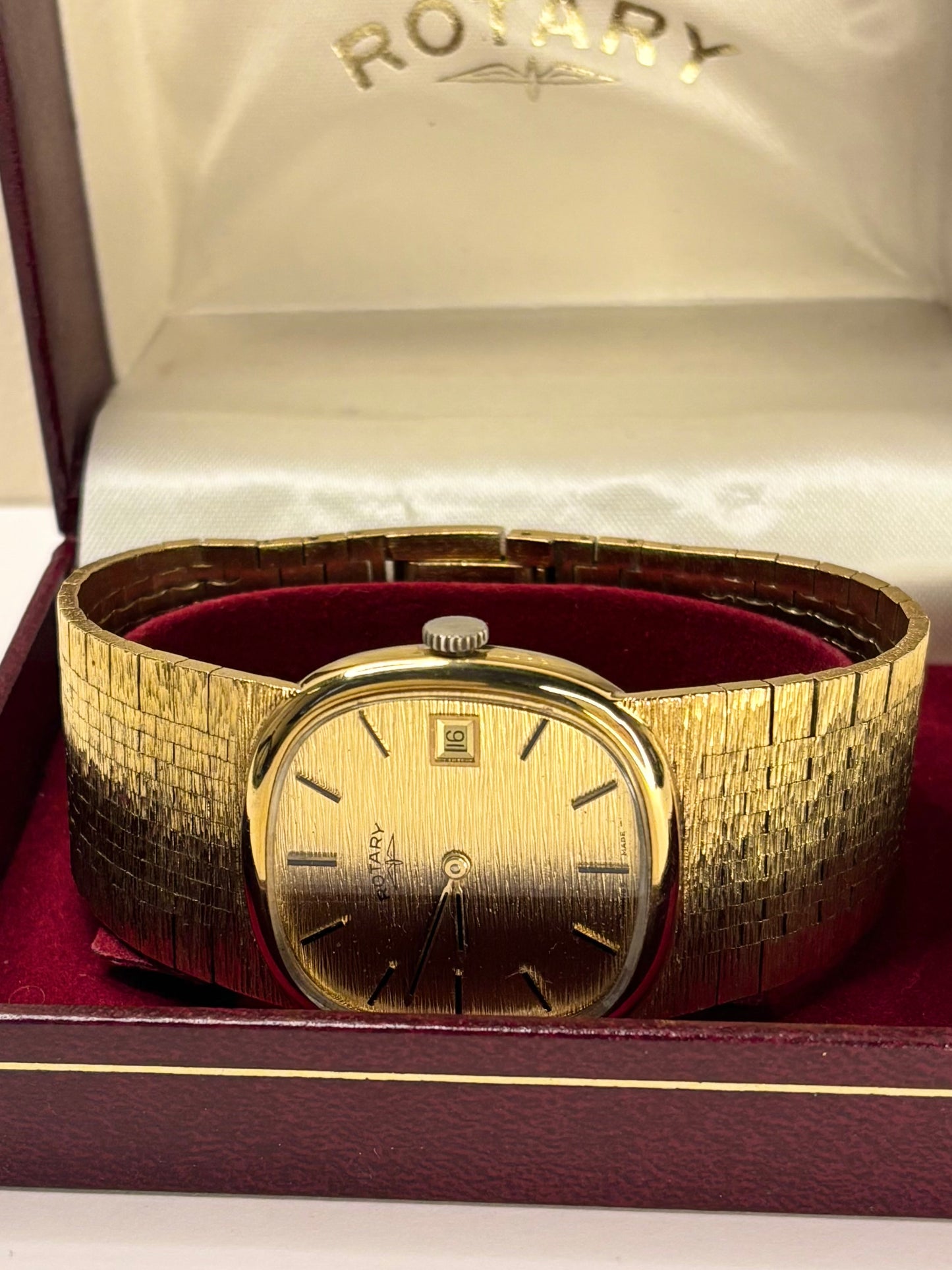 ROTARY Vintage 1970’s *+BOX* Men’s Manual Gold Watch - 357