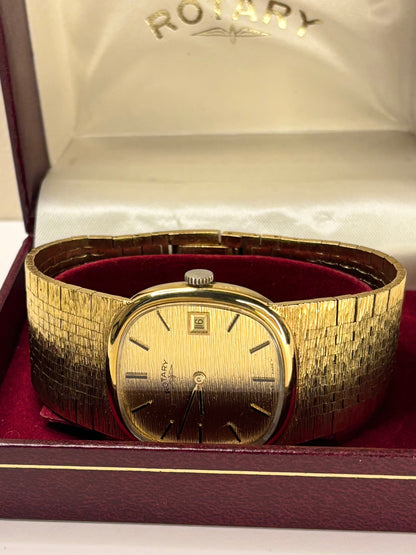 ROTARY Vintage 1970’s *+BOX* Men’s Manual Gold Watch - 357