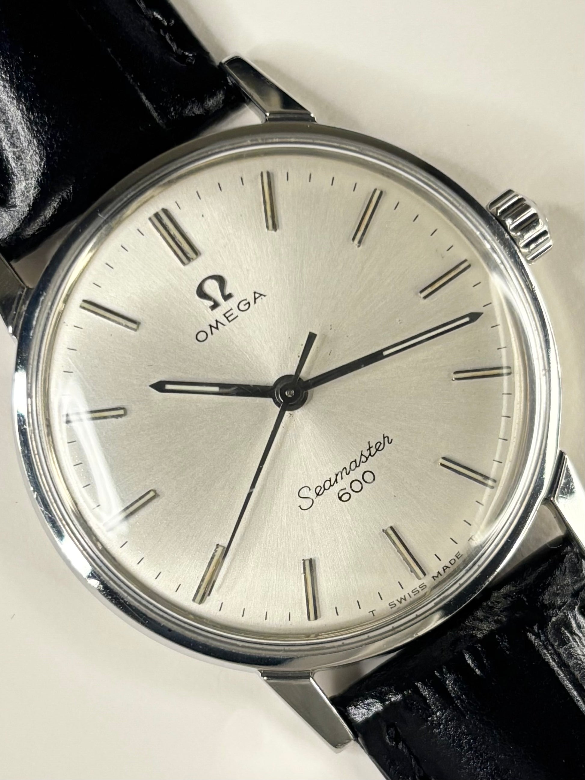 Vintage Omega Seamaster 600 manual wind men’s watch 1966 stainless steel