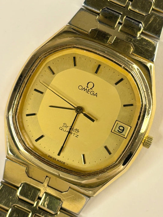 OMEGA De Ville Vintage 1970’s Men’s Date Gold Watch - 196.0145