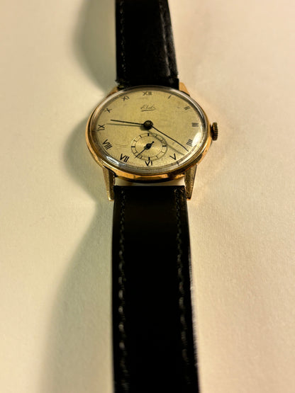 Ebel 18ct Solid Gold 1940’s Sub-Seconds Watch 11211