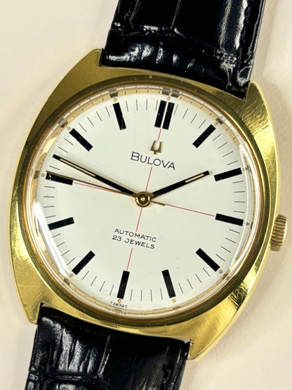 BULOVA Vintage 1970’s *+BOX* Men’s Automatic Gold Dress Watch