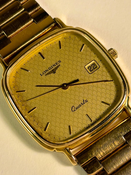 Longines Gold Quartz Men’s 1990’s Watch 156