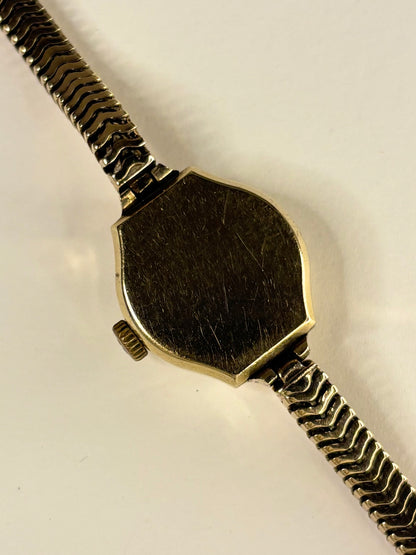 OMEGA Ladies 9ct Gold Vintage *+BOX* 1950’s Manual Cocktail Watch - 77757