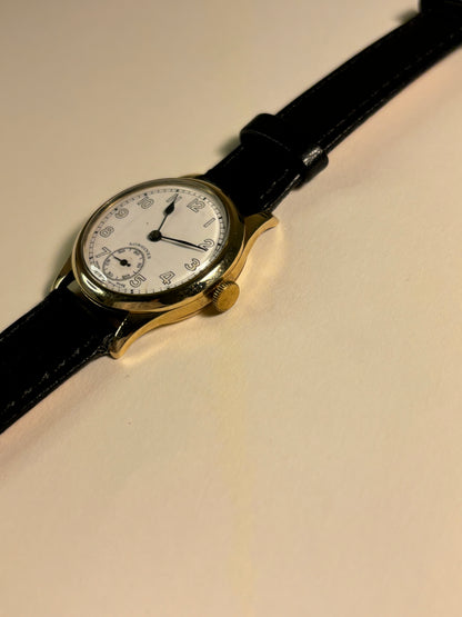 Longines 9ct Solid Gold 1940’s Sub-Seconds Manual Watch 10.68