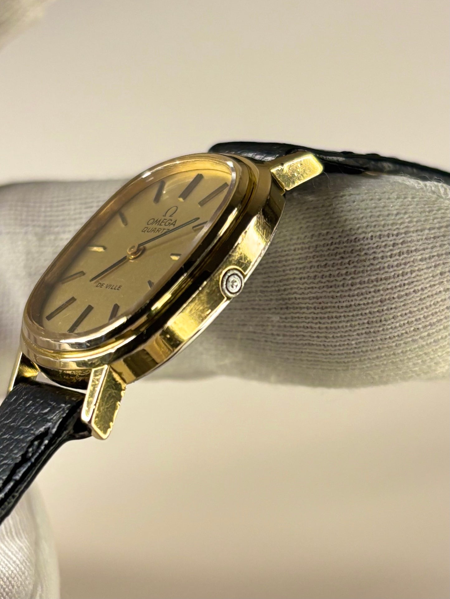 Omega De Ville Ladies Vintage 1980’s Gold Quartz Watch - 591.0021