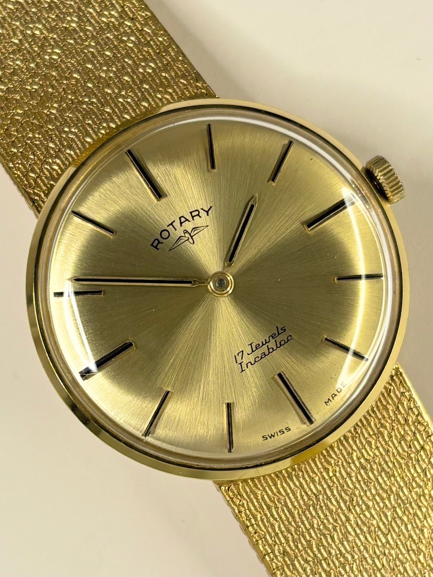 ROTARY Vintage 1970’s Men’s Manual Gold Watch