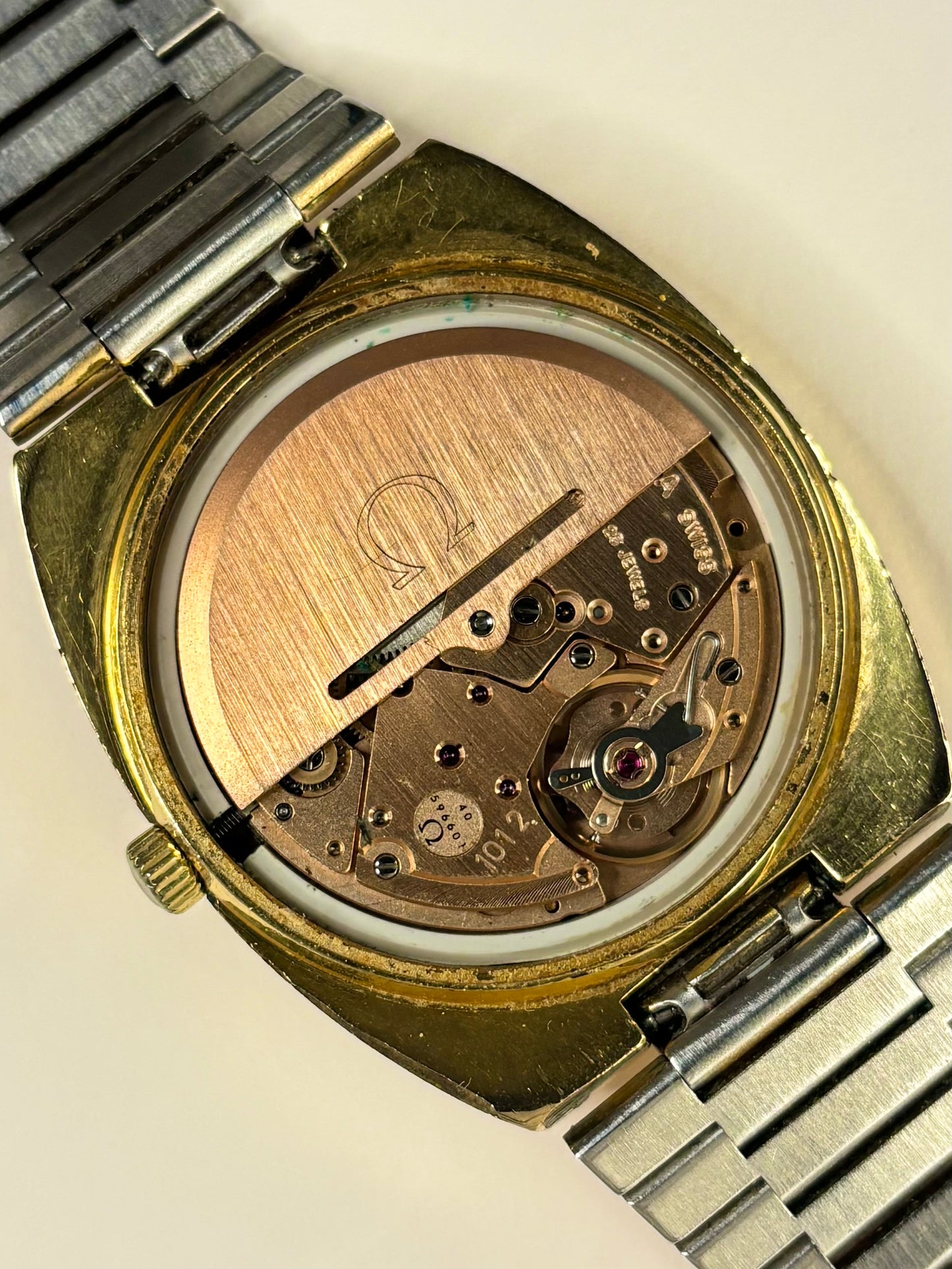 OMEGA Seamaster *+BOX* Vintage 1970’s Men’s Automatic Day Date Gold Watch - 166.0207