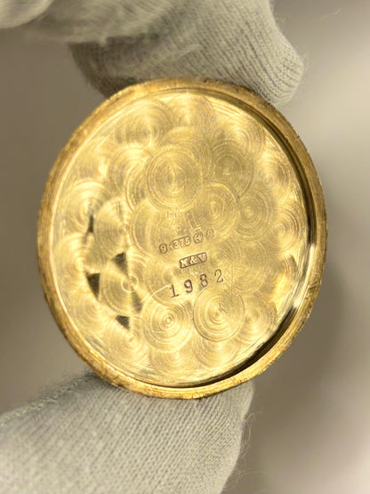 Vintage Girard Perregaux 1966 dress timepiece — manual wind movement, polished caseback and 33mm 9ct solid gold case