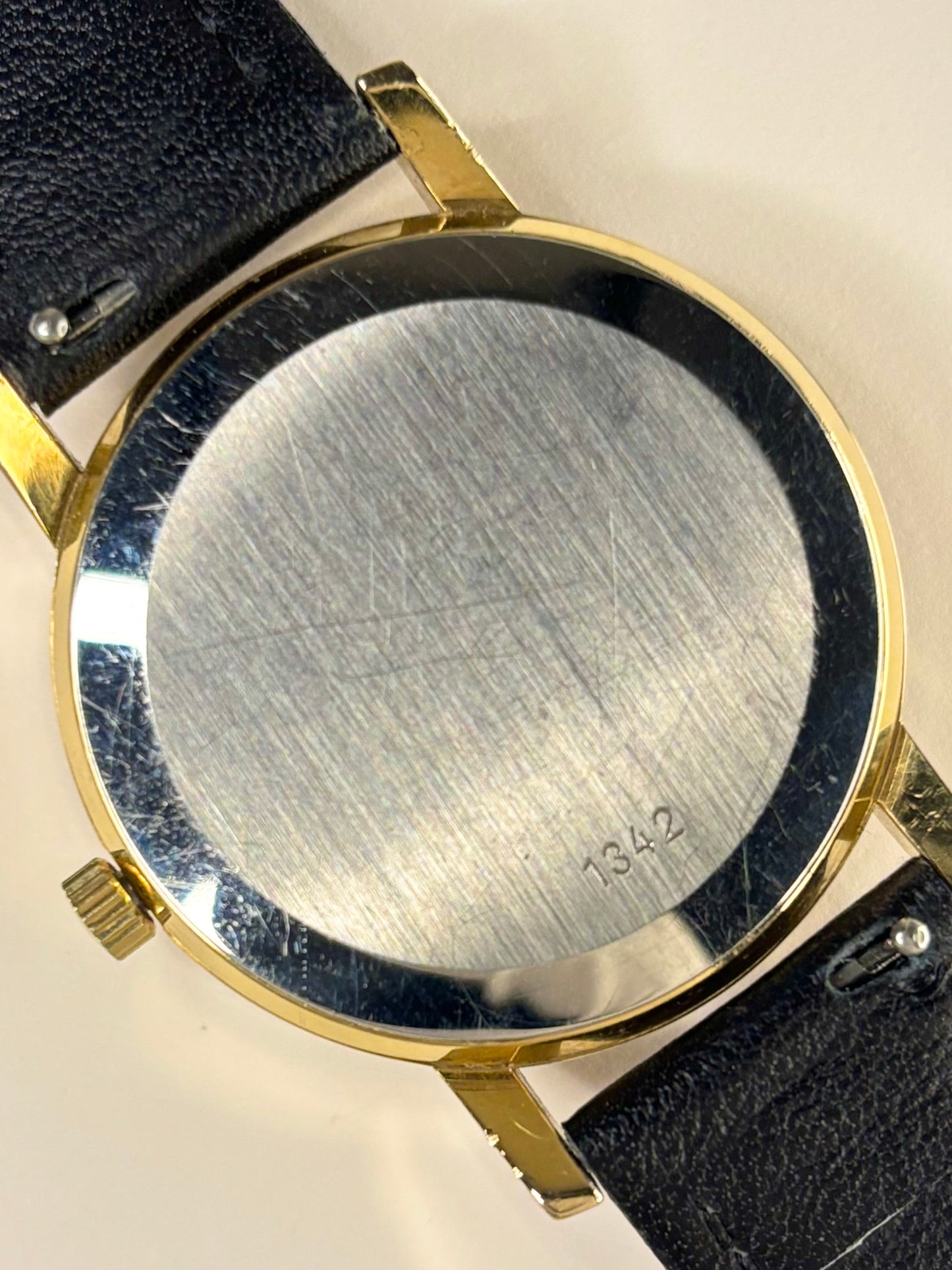 OMEGA Vintage 1970’s Men’s Date Gold Dress Watch - 196.0160
