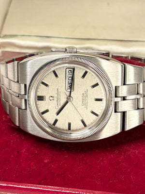 OMEGA Constellation *+BOX* Vintage 1960’s Men’s Automatic DayDate Silver Watch - 168.045