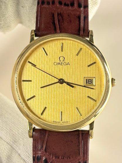 OMEGA Vintage 1980’s Men’s Gold Dress Watch - 196.0312