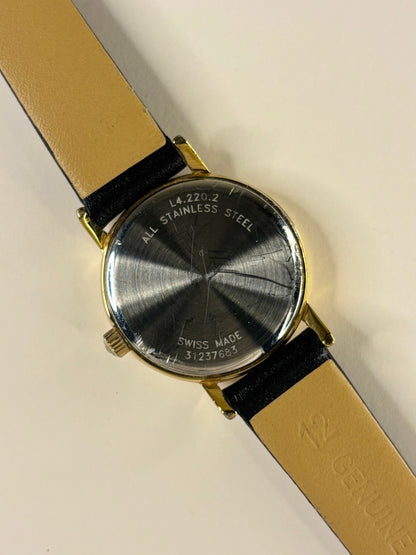 Longines Ladies Vintage 1990’s Quartz Gold Date Watch - L4.220.2
