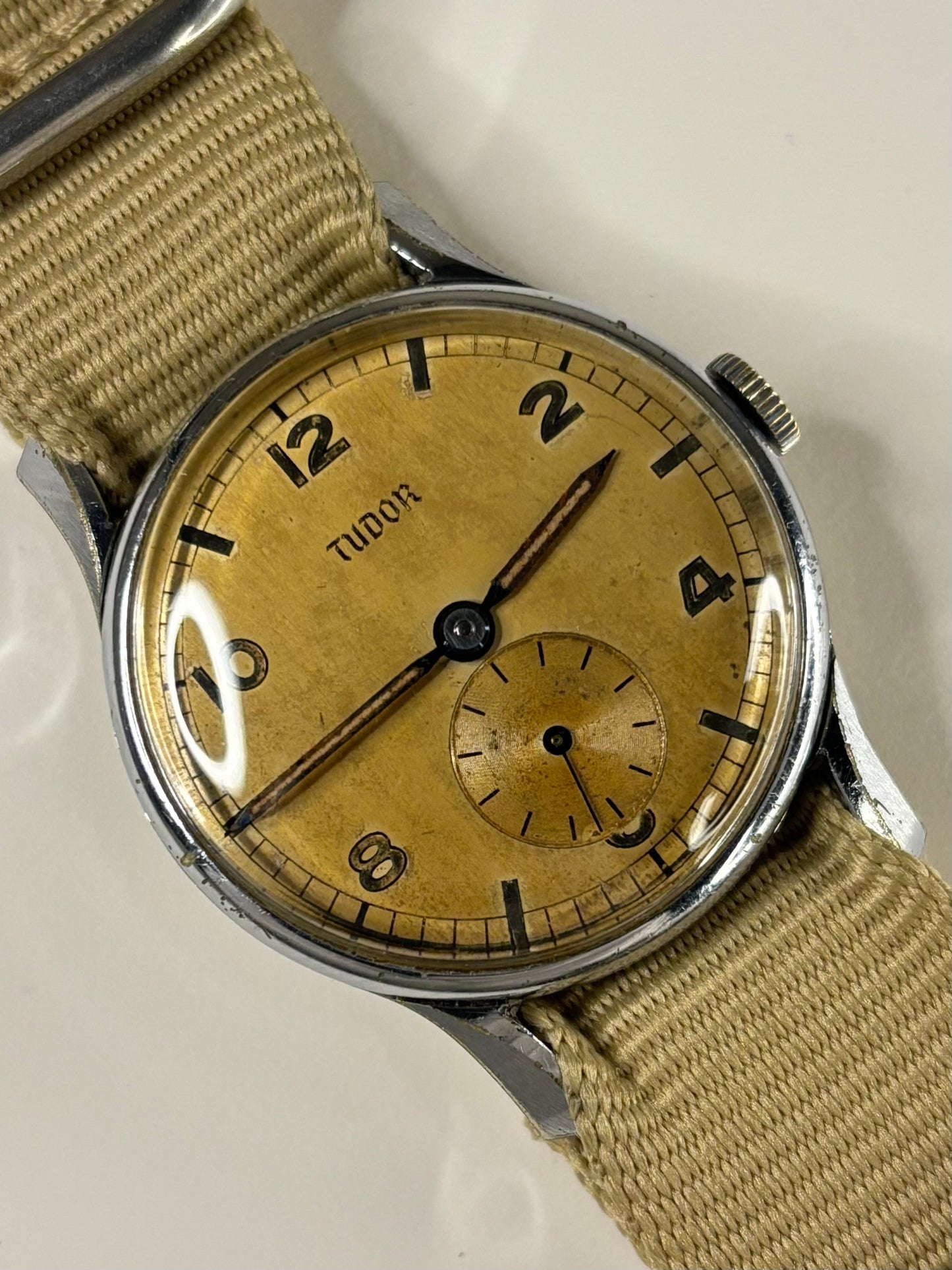 Tudor Vintage 1940’s Men’s Manual Copper Stainless Steel Watch - 768
