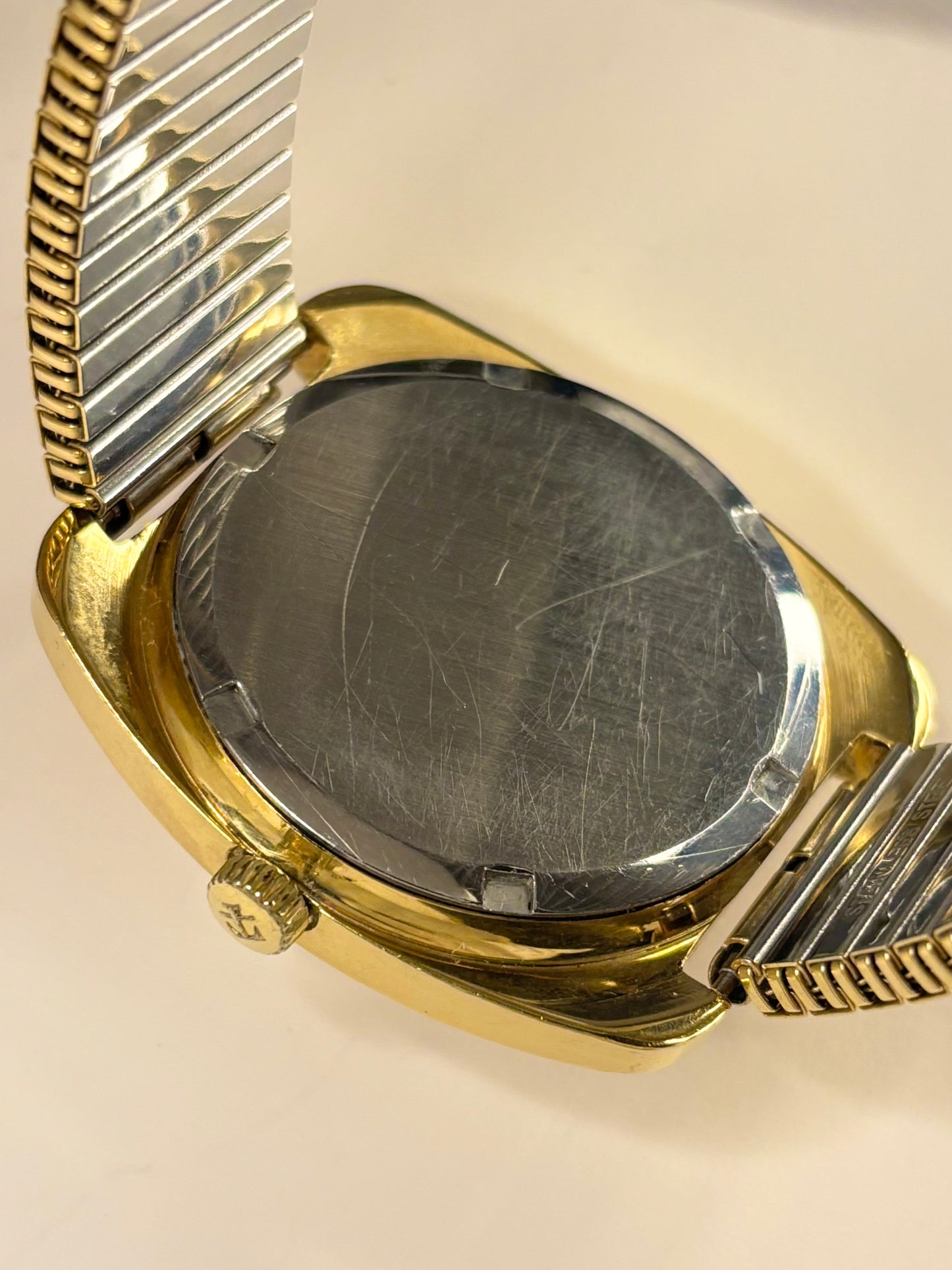 TISSOT Actualis Automatic Vintage 1970’s Men’s Day Date Gold Watch