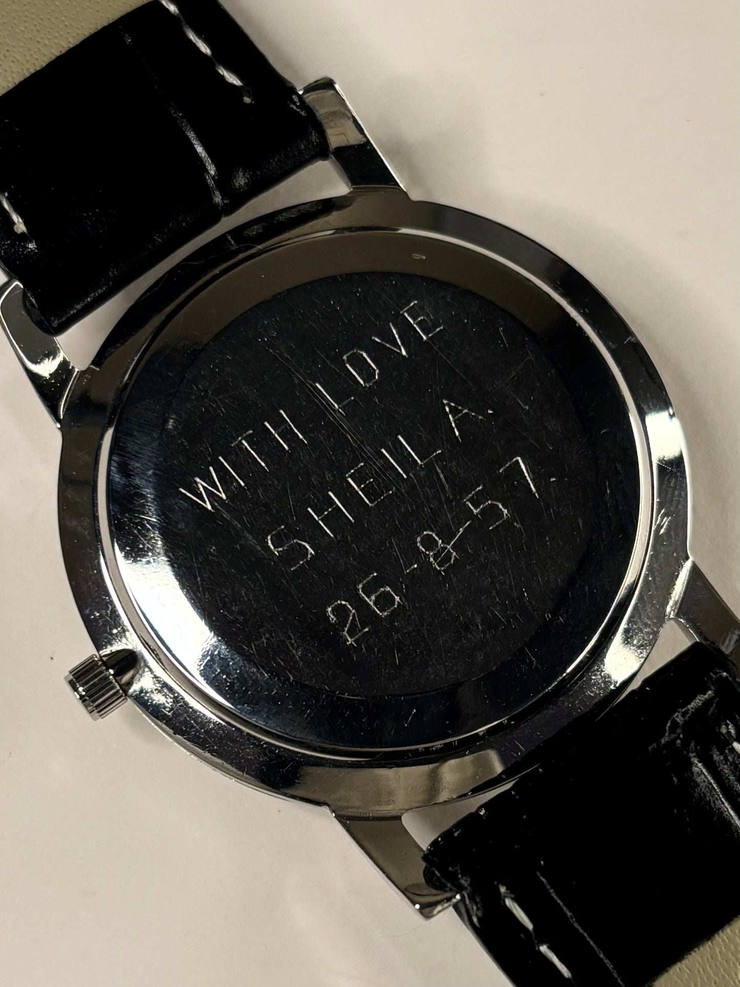 OMEGA Vintage *RARE* 1950’s Men’s Manual Black Dial Silver Dress Watch - 14371