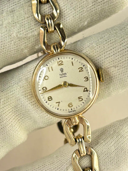 TUDOR Royal *+BOX* Ladies Vintage 1960’s Manual Gold Cocktail Watch