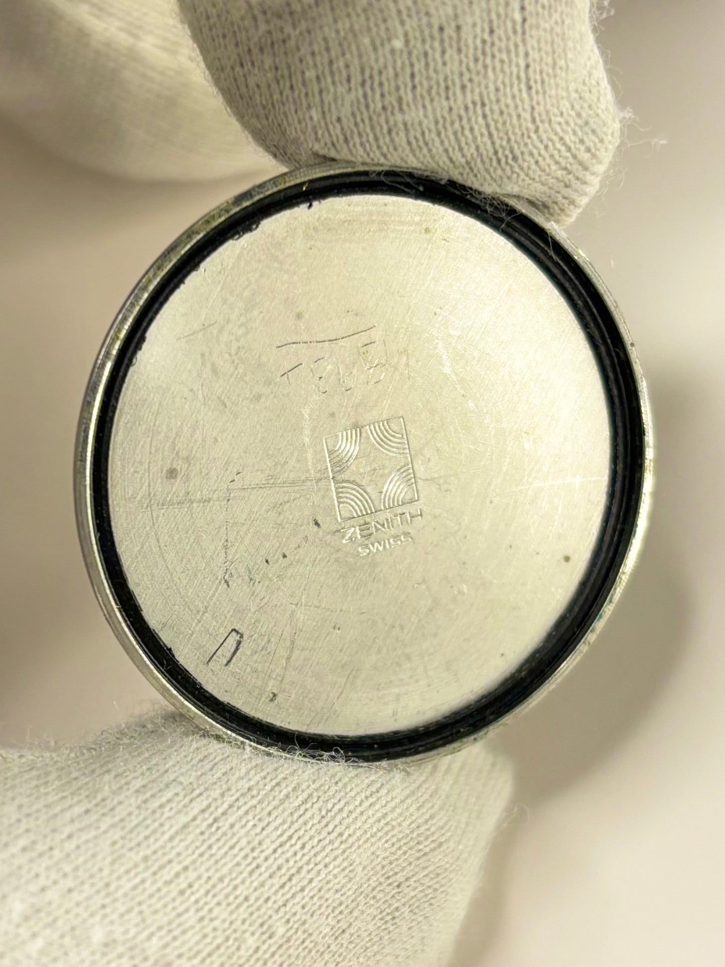 ZENITH Espada Vintage 1970’s Black Dial Mens Gold Dress Watch - 27