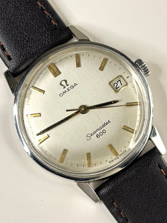 OMEGA Seamaster 600 Vintage 1960’s Men’s Manual Date Silver Dress Watch - 136.011