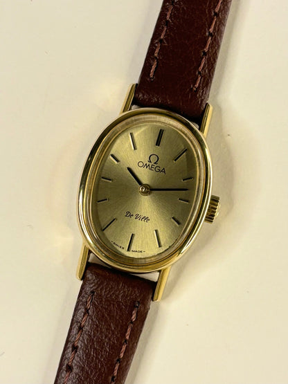 OMEGA De Ville Ladies Vintage 1970’s Manual Gold Dress Watch
