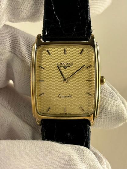 Longines Quartz Vintage 1990’s Men’s Gold Tank Watch - 7027 1