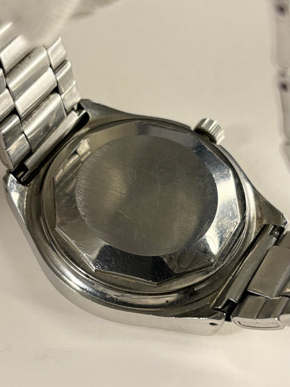 TISSOT Seastar Vintage 1970’s *+BOX* Men’s Automatic Blue Dial Date Silver Watch