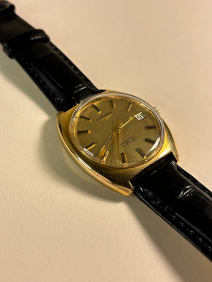 Longines Conquest Gold Plated Automatic Date Watch L633.1 with Papers and Box