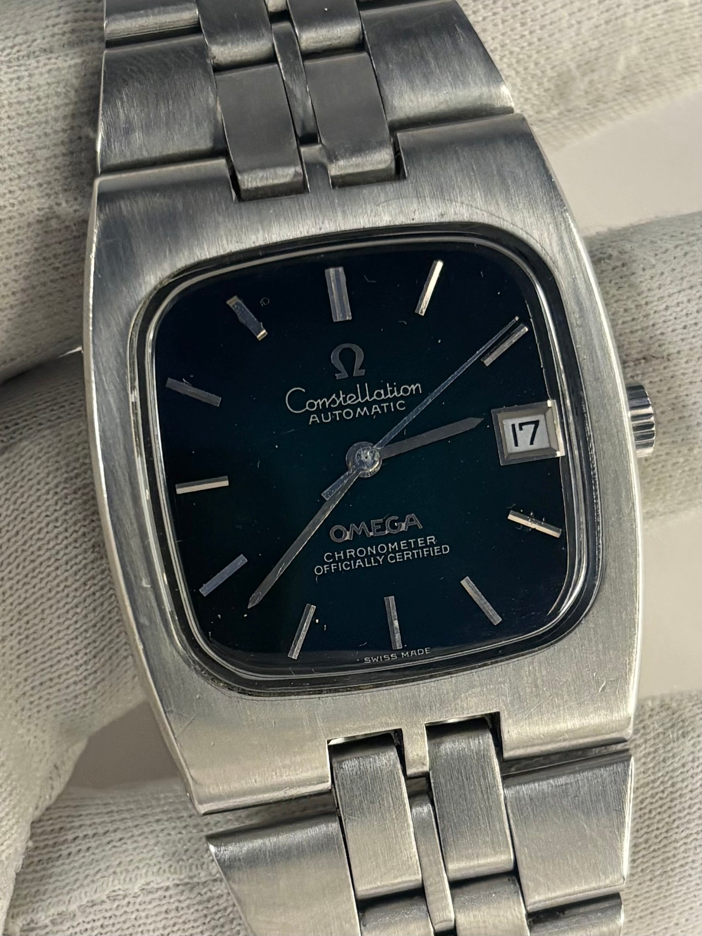 OMEGA Constellation *+BOX&PAPERS* Vintage 1970’s Men’s Automatic Silver Watch - 368.0847