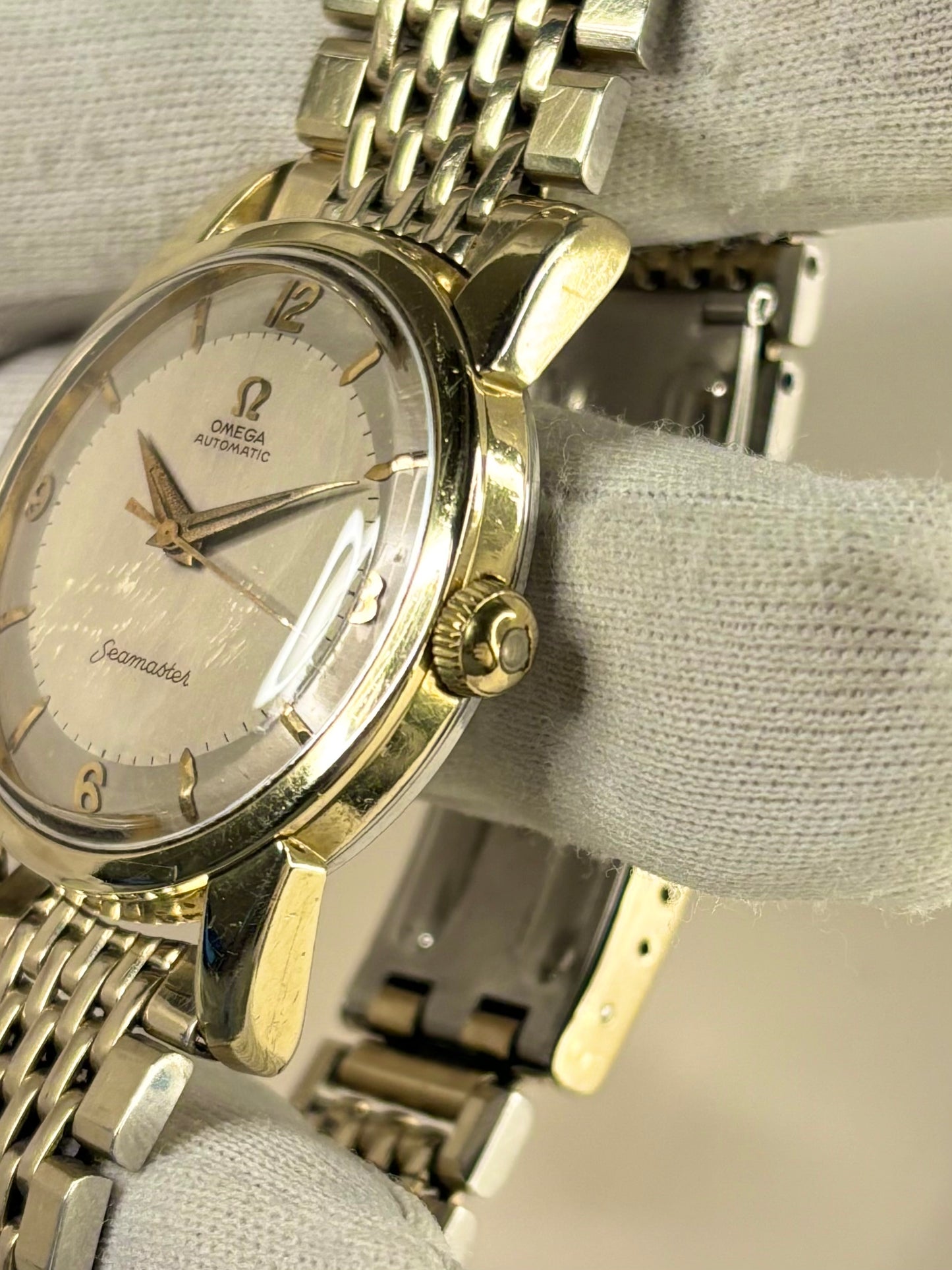 OMEGA Seamaster *+BOX* Vintage 1950's Men’s Automatic Gold Watch - 2846-3