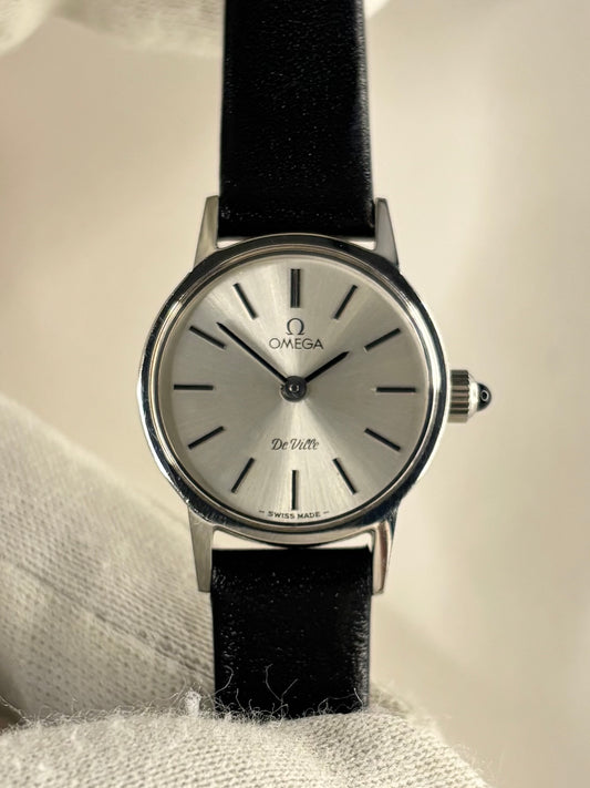 Vintage Omega De Ville ref. 511.0371 watch – c.1978 ladies' stainless steel manual dress watch in good condition with age-appropriate marks.