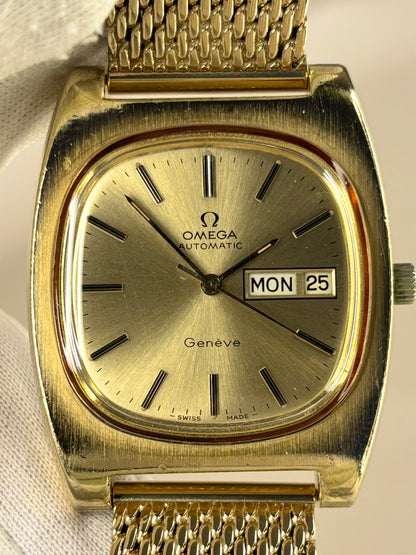 Collectible Omega Genève Ref. 166.0188 1976 men’s dress timekeeper featuring classic dial and vintage Swiss craftsmanship