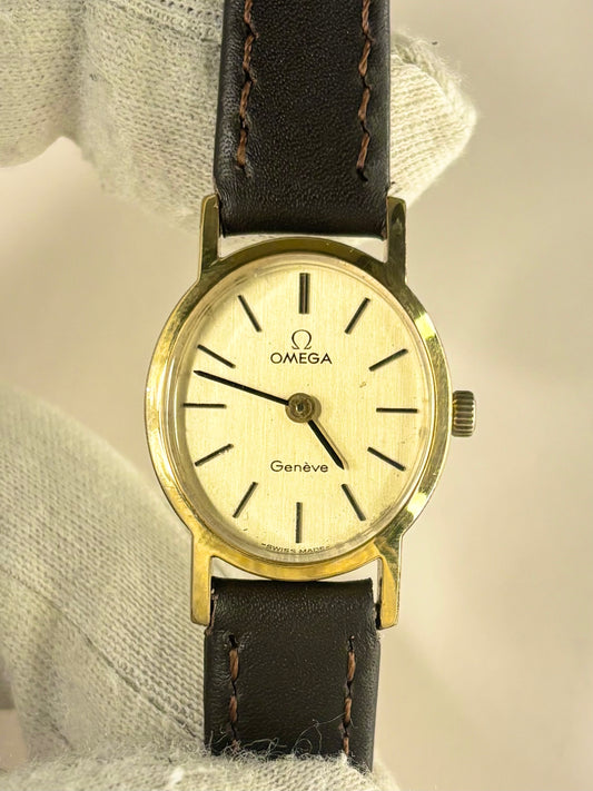 OMEGA Geneve Ladies *+BOX* Vintage 1970’s Manual Gold Dress Watch - 511.0411