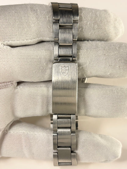 Tudor bracelet stainless steel of Tudor Oyster Ref. 7934 men’s vintage 1963 timekeeper with slim stainless steel case styling