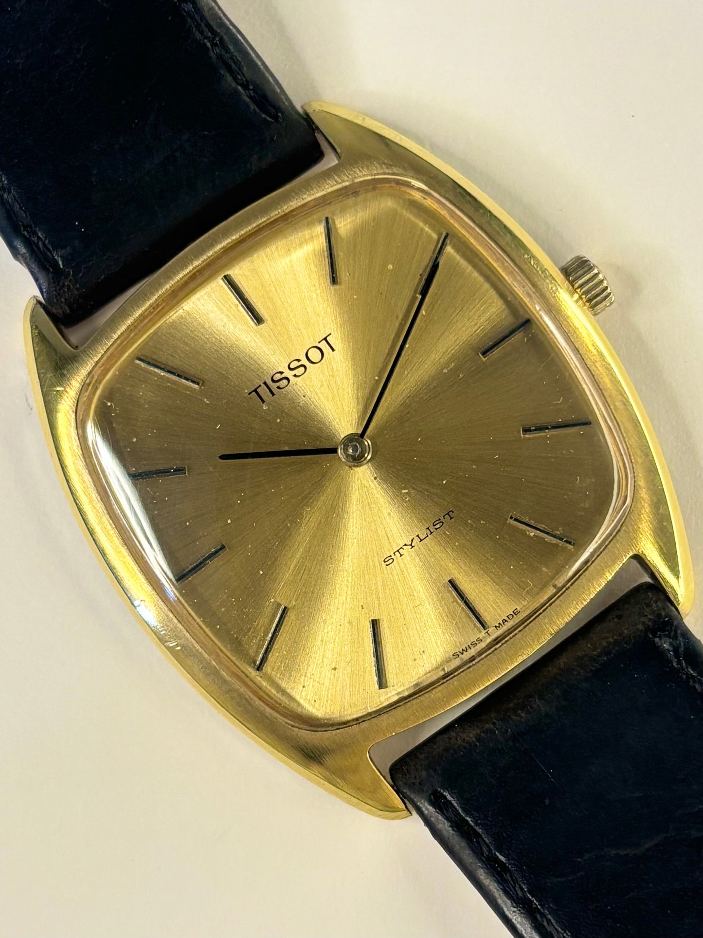 TISSOT Stylist Vintage 1970’s *+PAPERS* Men’s Manual Gold Dress Watch
