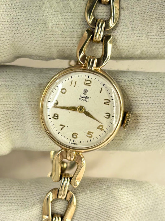 TUDOR Royal *+BOX* Ladies Vintage 1960’s Manual Gold Cocktail Watch