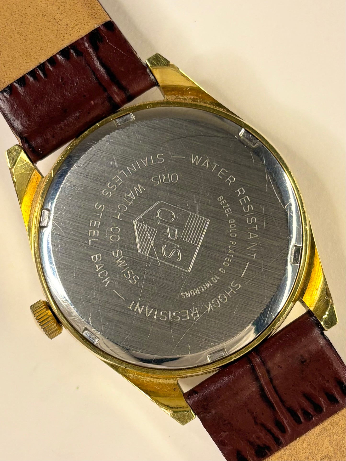 ORIS Super Vintage 1970’s *+BOX* Men’s Manual Date Gold Dress Watch