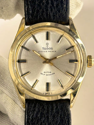 TUDOR Oyster Prince *+BOX* Vintage 1960’s Men’s Automatic Gold Dress Watch - 7965