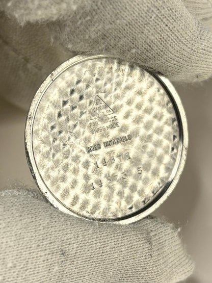 OMEGA Vintage *RARE* 1950’s Men’s Manual Black Dial Silver Dress Watch - 14371