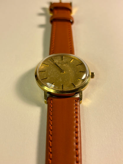 Longines Gold Plated Manual Wind Mens Watch Cal. 6902