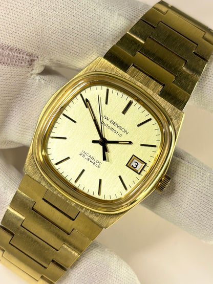 Authentic 1972 J.W. Benson vintage timekeeper superb condition