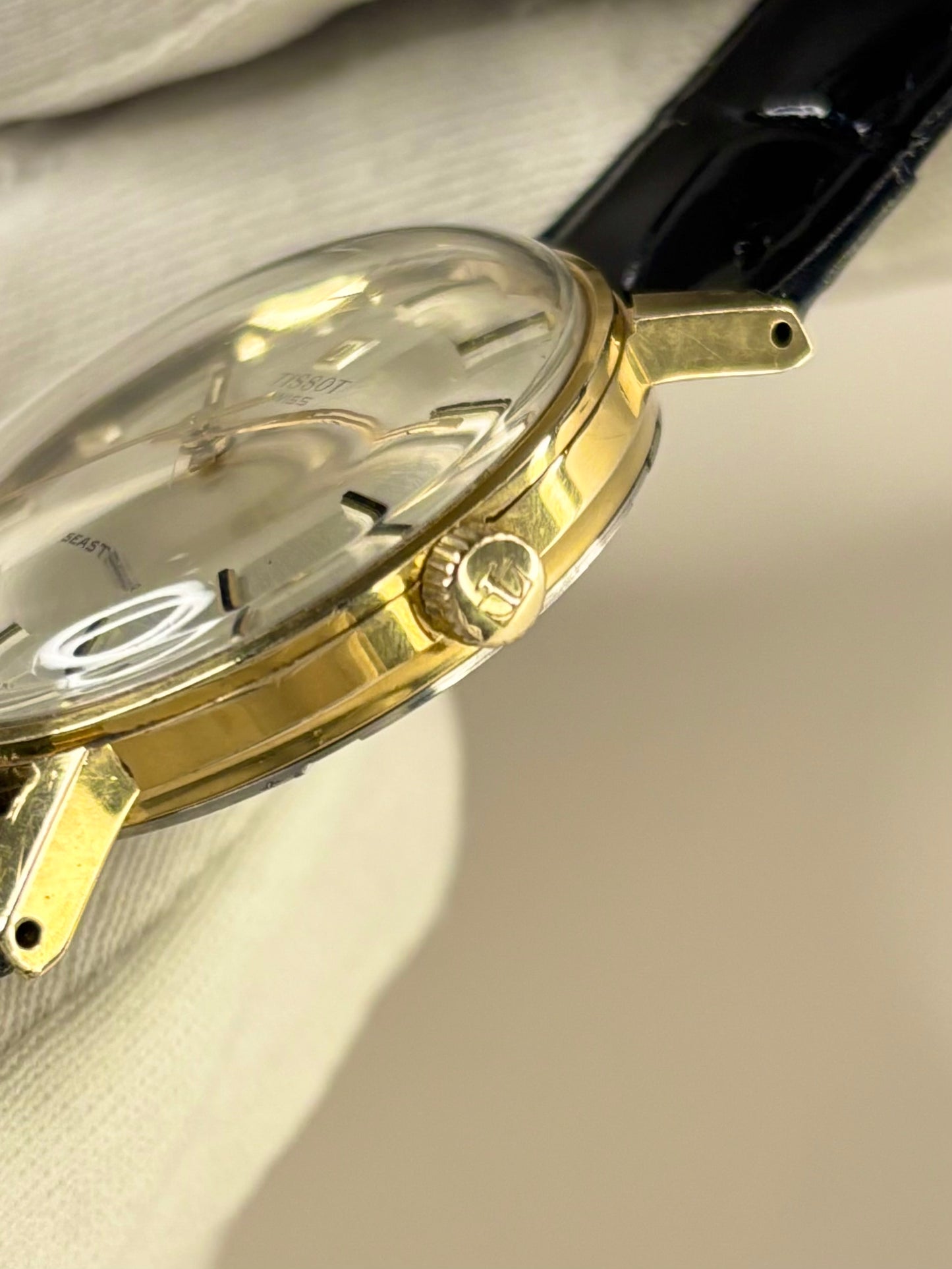 TISSOT Seastar *+BOX* Vintage 1970’s Men’s Manual Gold Dress Watch - 41520